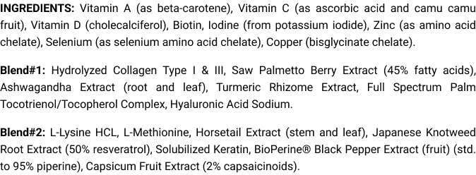 ingredients