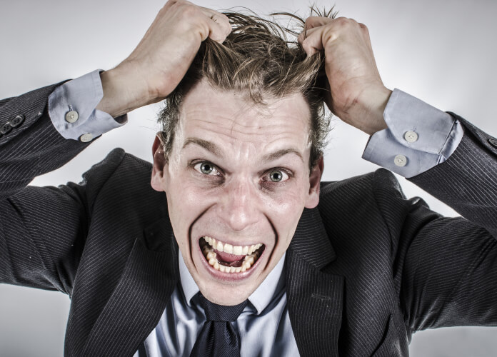 Angry man